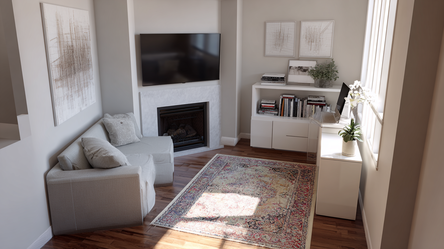 TV Above or Beside the Fireplace