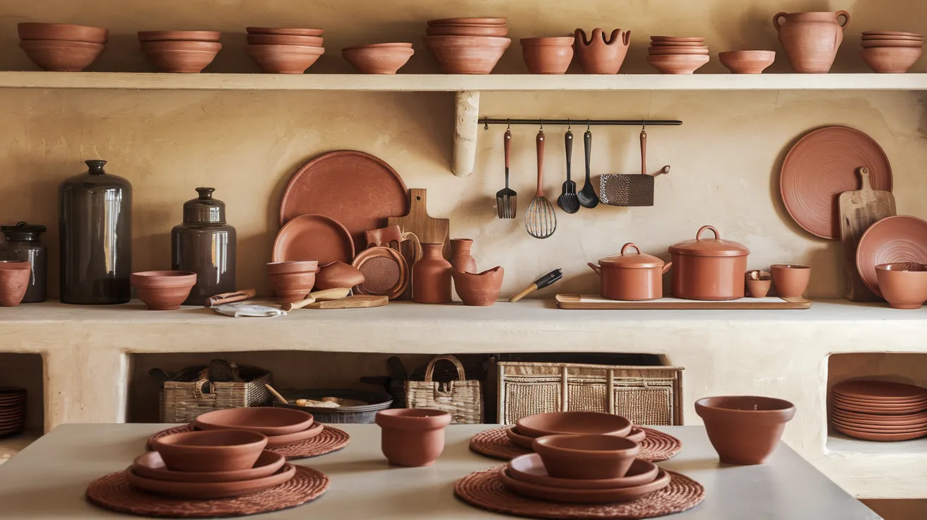 Terracotta. Kitchenware and Utensils