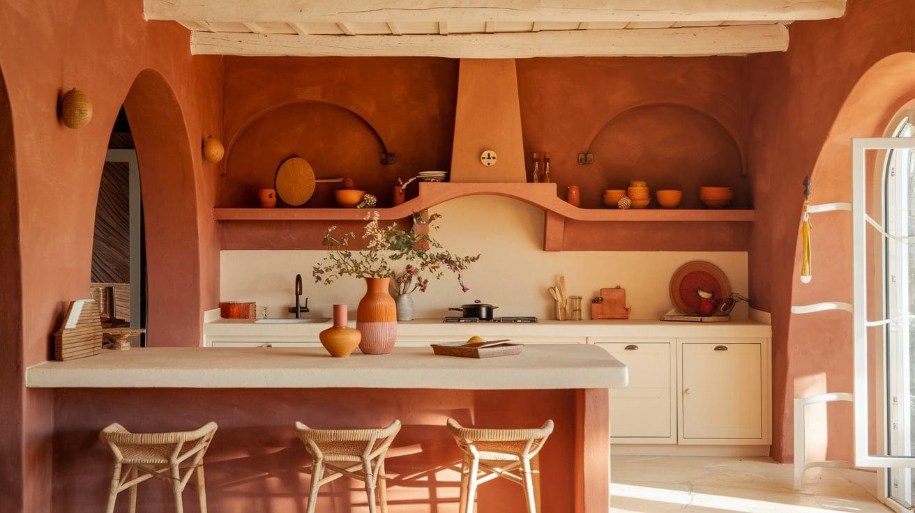 Terracotta Painted Walls