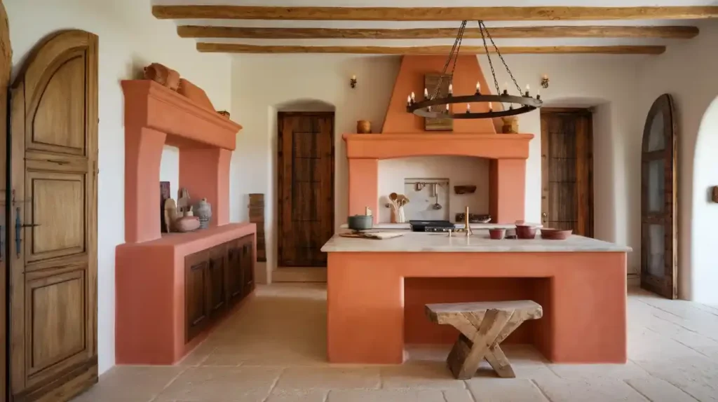 Terracotta and Walnut