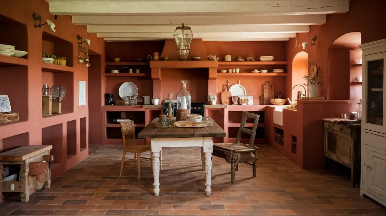 Terracotta in Farmhouse Kitchens