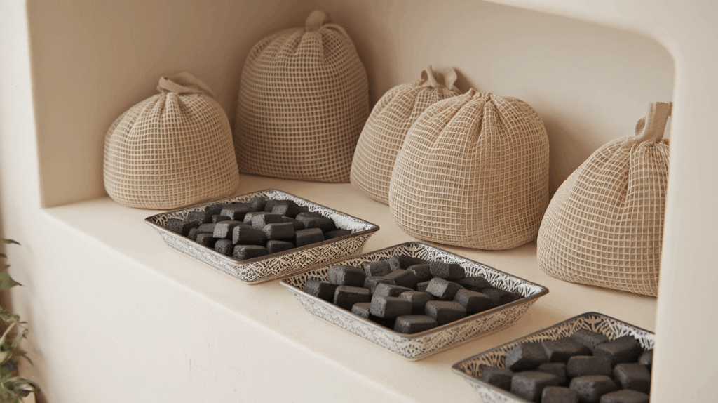 Try Activated Charcoal or Bamboo Charcoal Bags