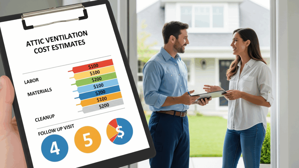 Typical Costs of Hiring an Attic Ventilation Contractor