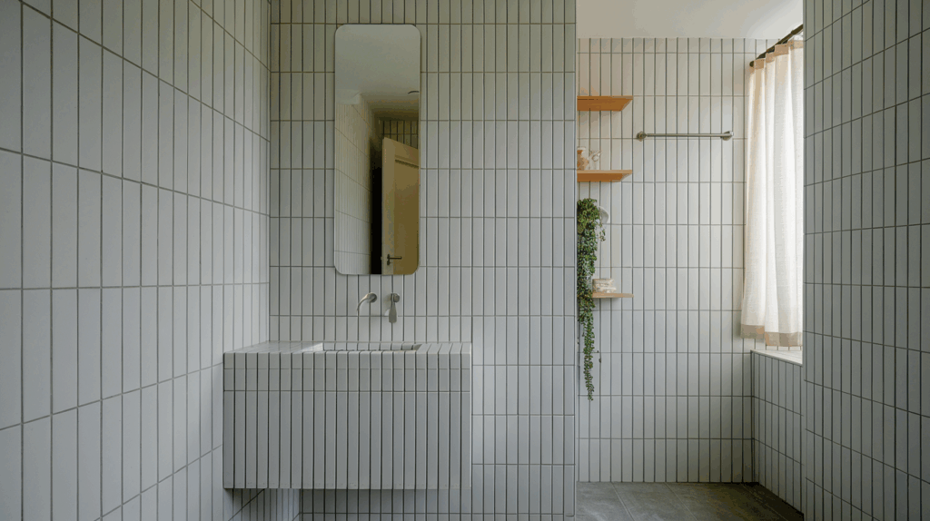 Opt for a Compact Vanity and Toilet
