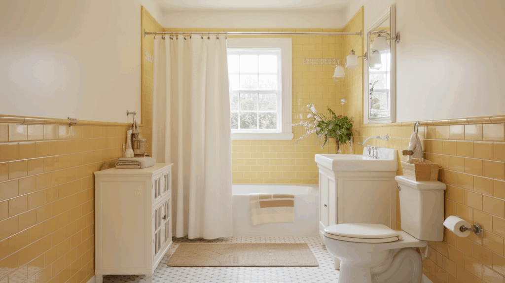 Use Simple Colors to Balance Bold Tile