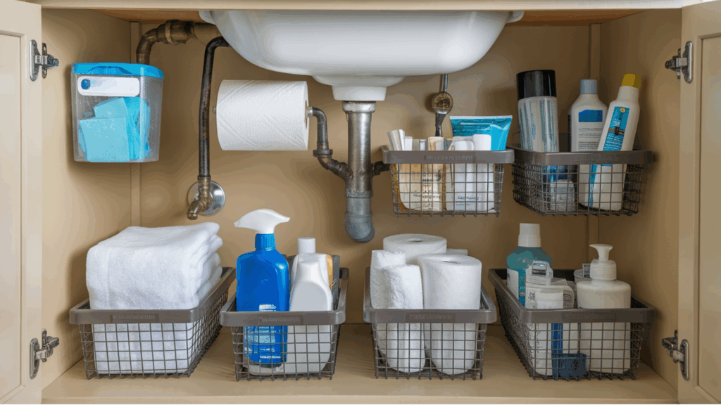 Use Under-Sink Storage Wisely