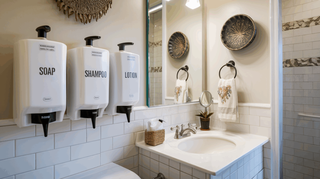 Use Wall-Mounted Dispensers