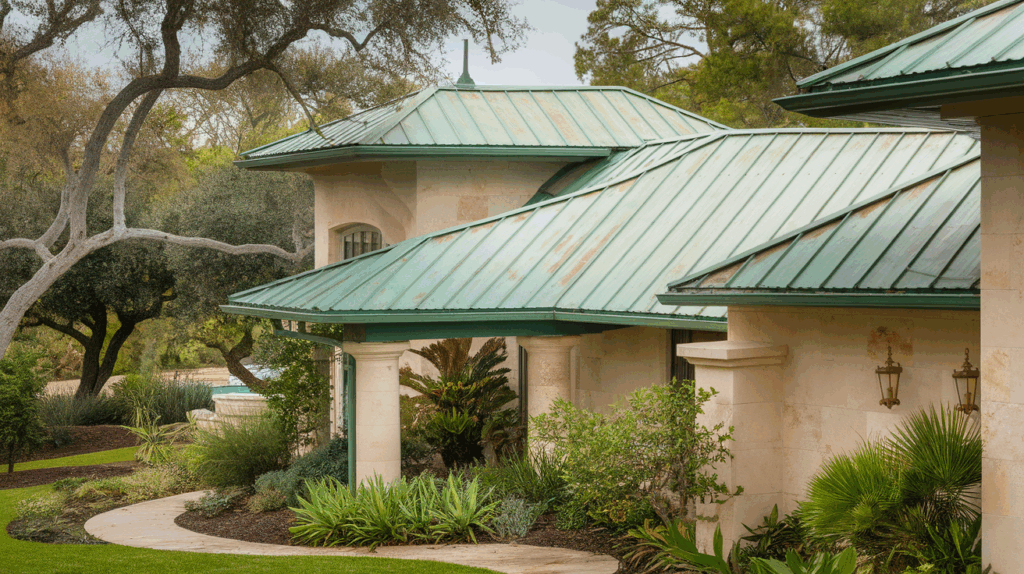 Verdigris Green