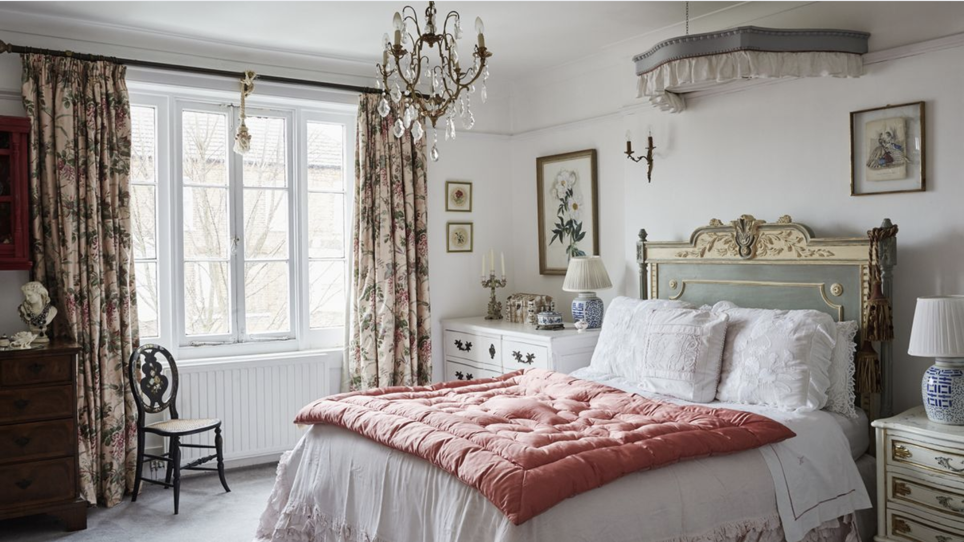 Vintage Wooden Bed Frame