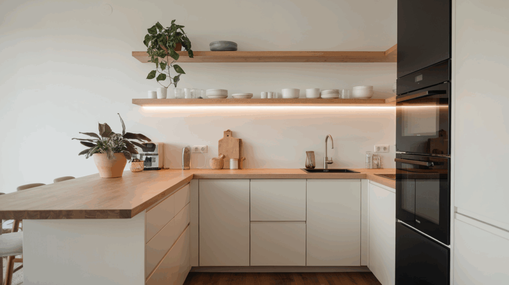 Warm Under-Cabinet Lighting