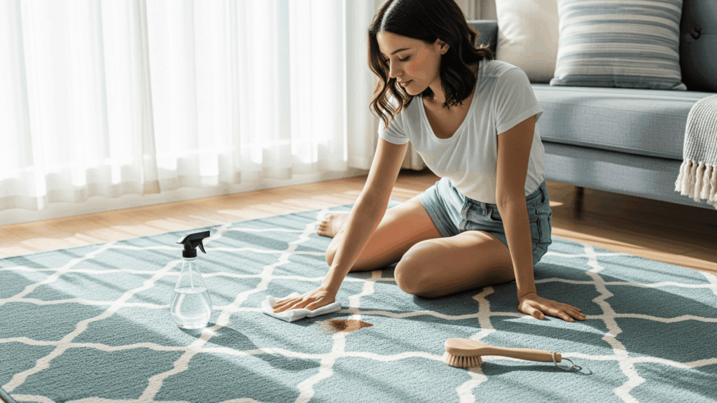 What Makes Polypropylene Rugs Easy to Clean?
