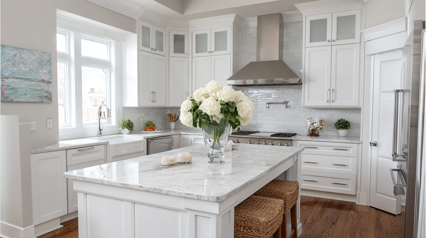 Why Choose a White-on-White Kitchen?