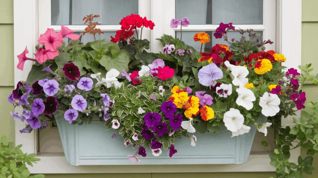 best flowers for flower boxes
