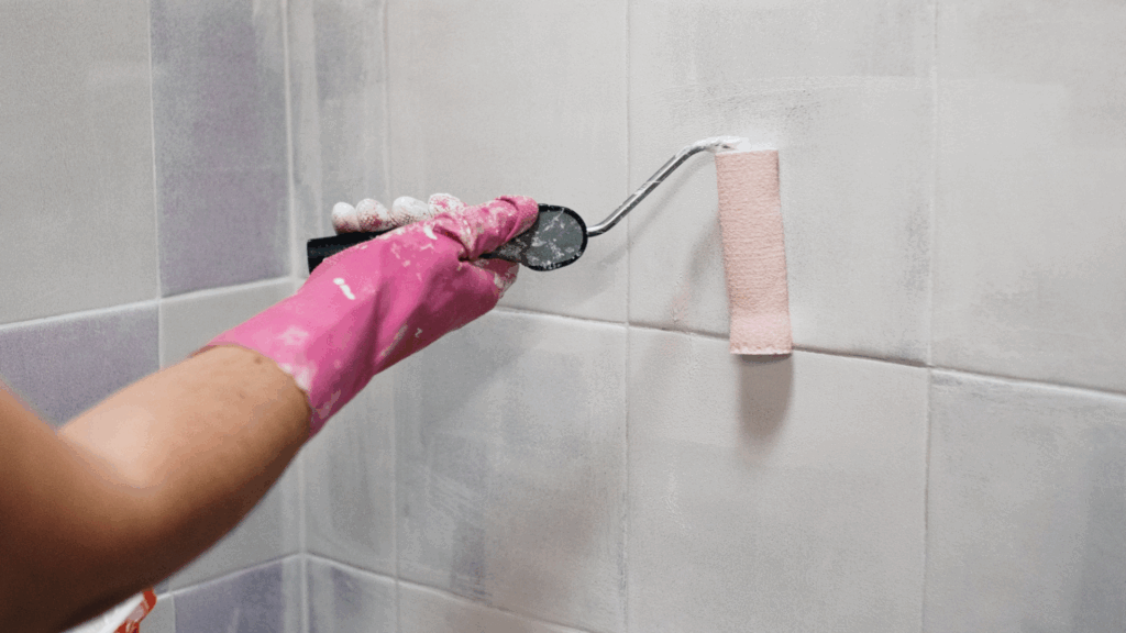 can you paint bathroom tile