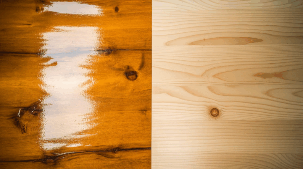 can you paint over varnish