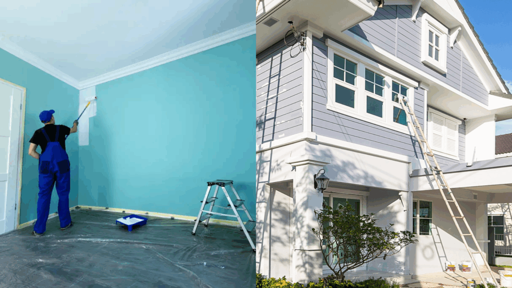 can you use interior paint outside