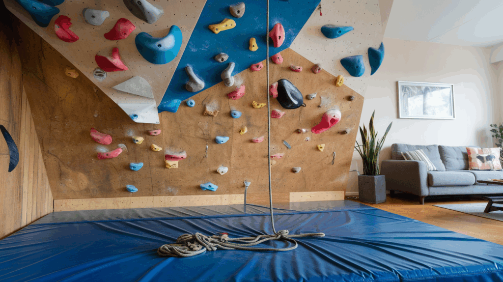 diy climbing wall