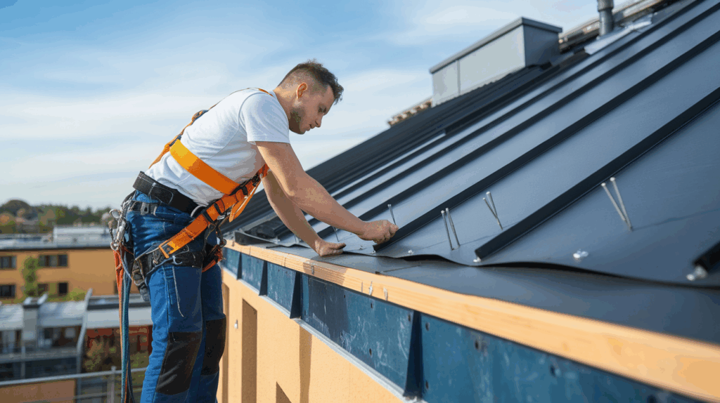flat membrane roof