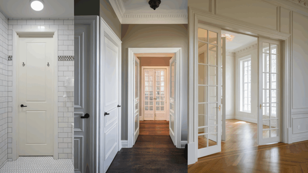 how tall is an average door ,