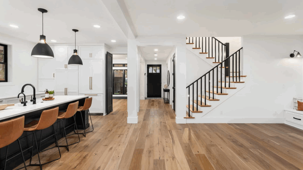 how to match wall color with wood floor