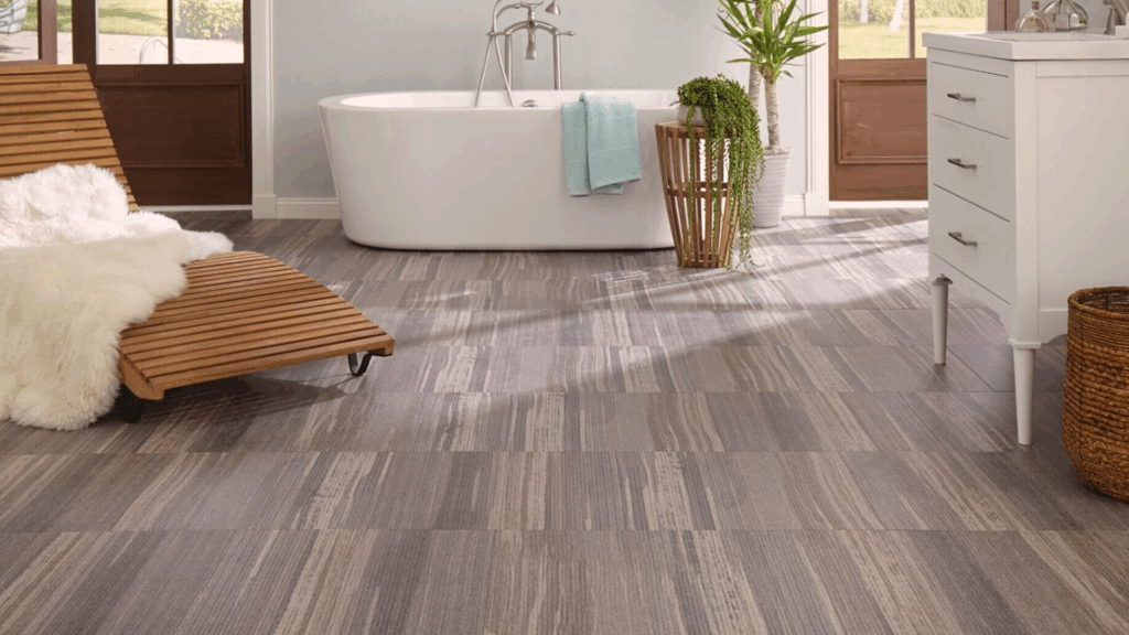 is vinyl flooring good for bathrooms