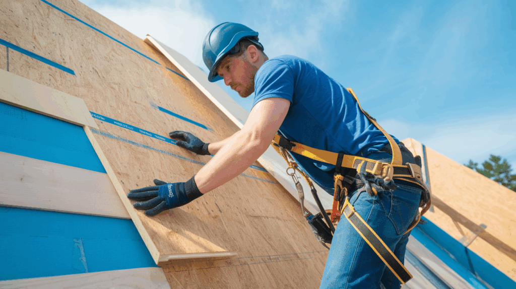 roof sheathing thickness
