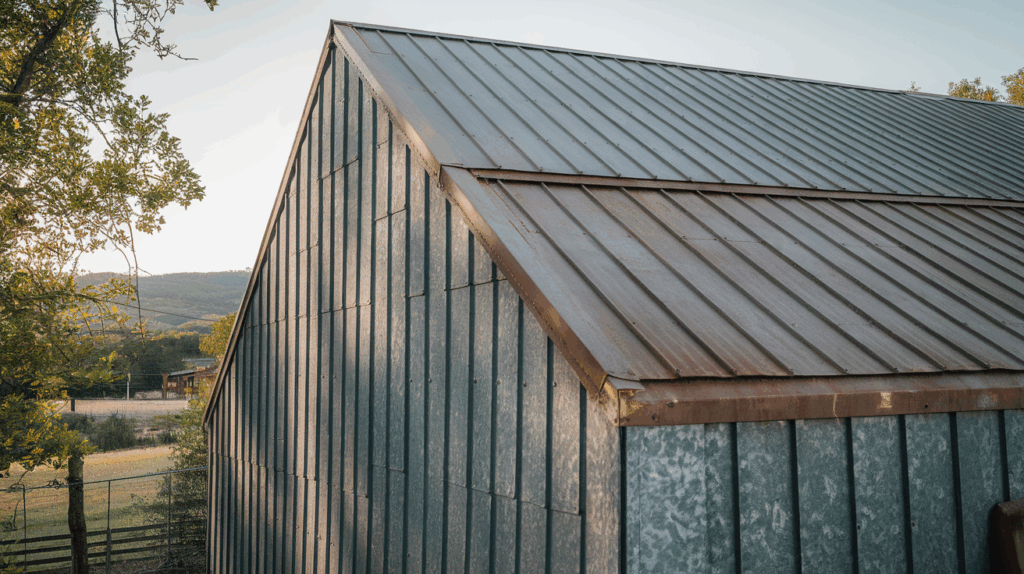 types of metal siding
