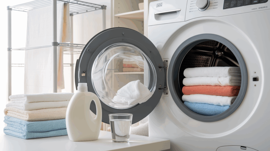 what setting do you wash towels on