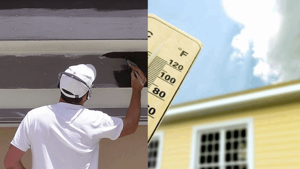 when not to paint outside