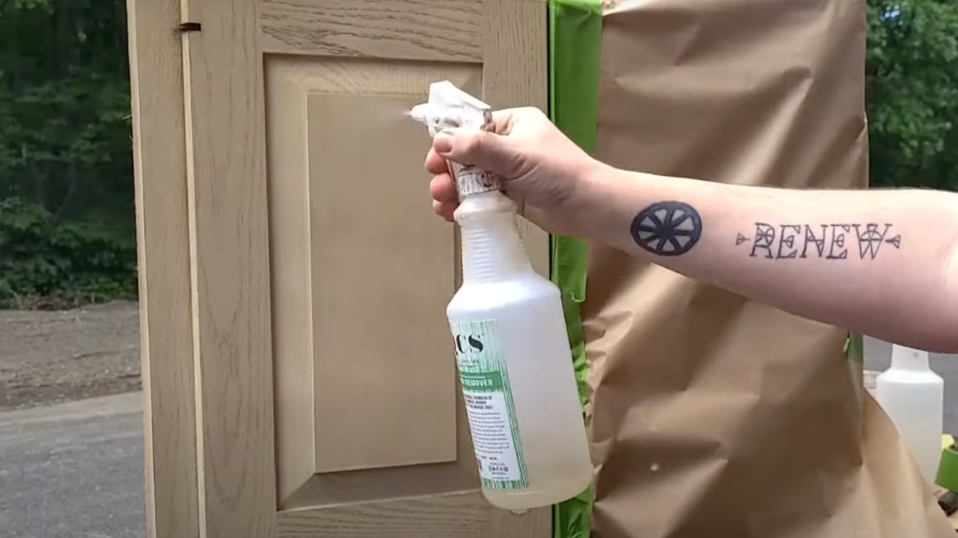 Apply Finish Remover