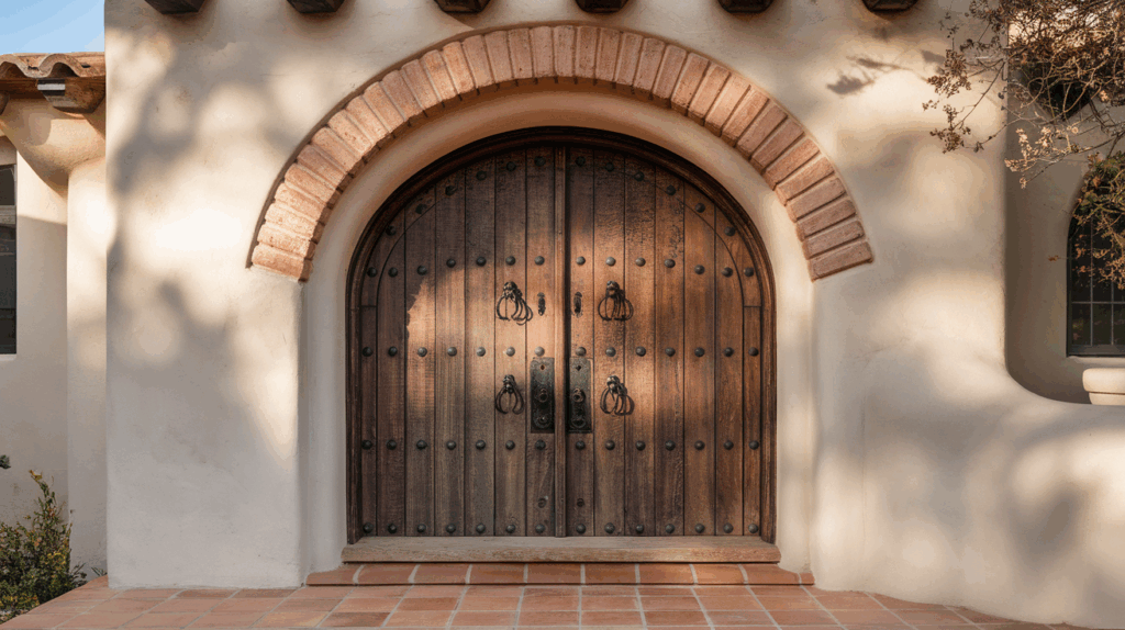 Arched Wooden Doors