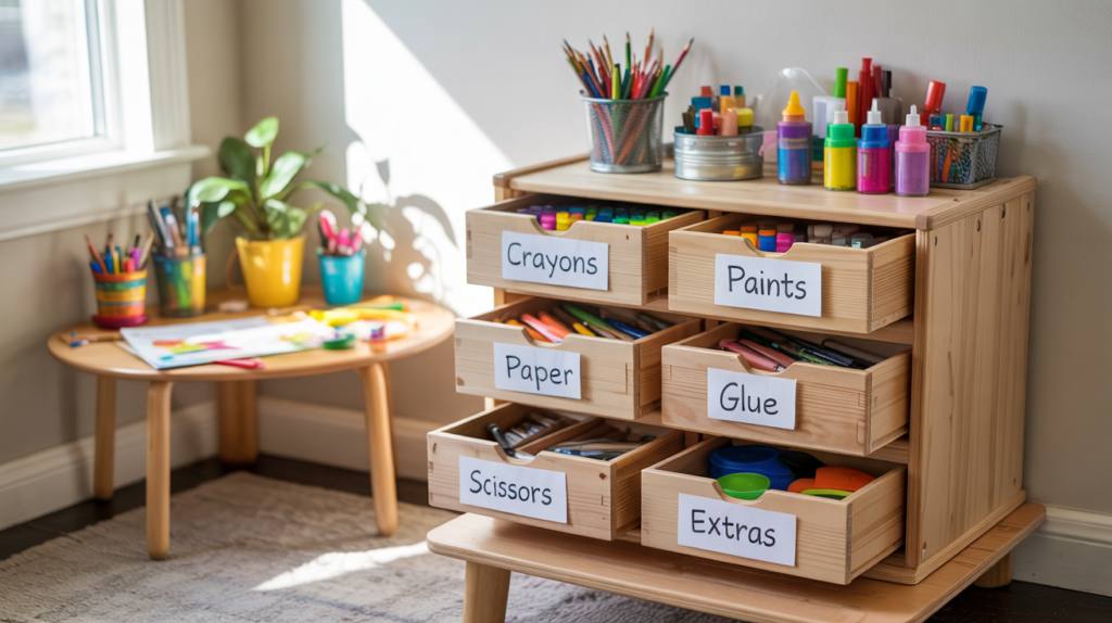 Art Supply Drawer Unit