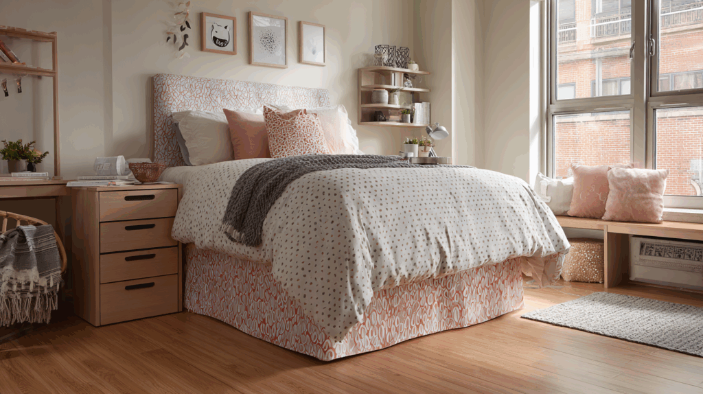 Bed Skirts and Headboard Decals
