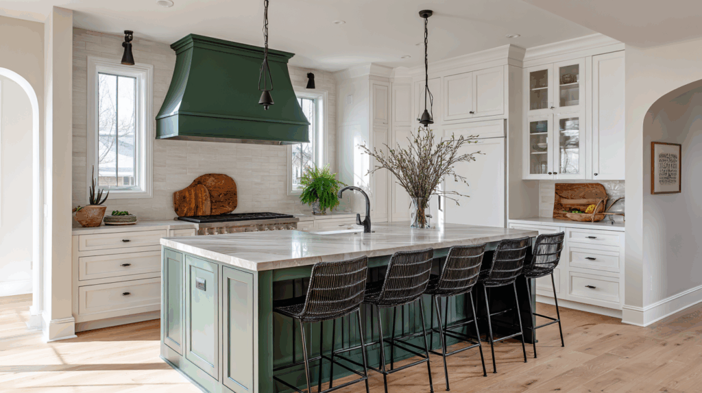 Bold Painted Hood as a Color Anchor

