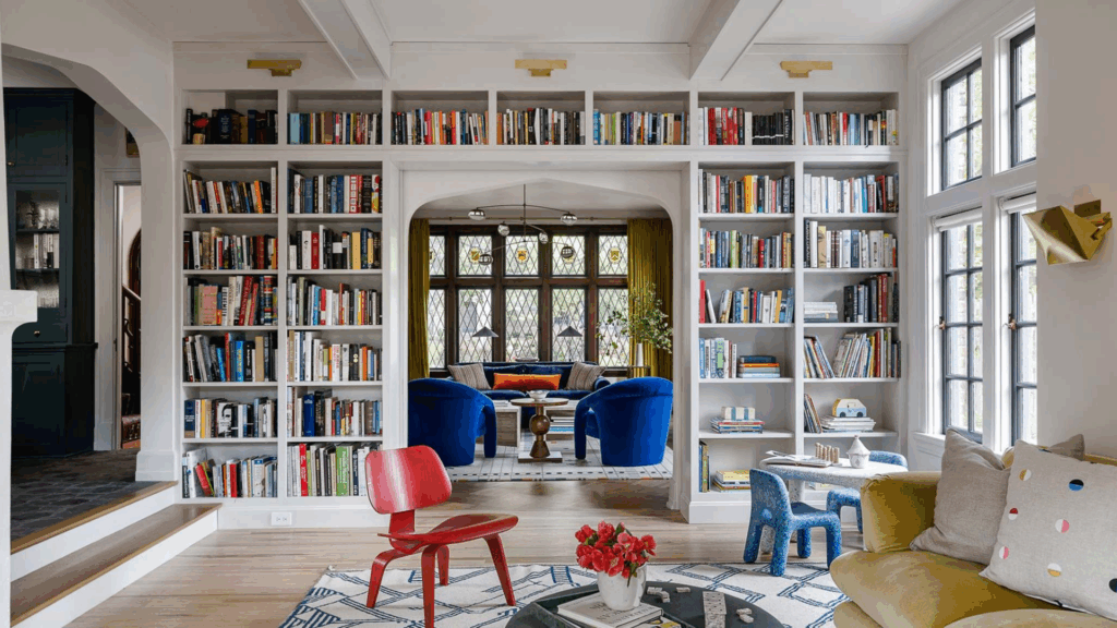 Built-In Bookshelves
