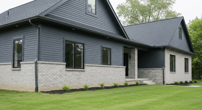Top 11 Ways to Combine Vinyl Siding and Brick - Opple House