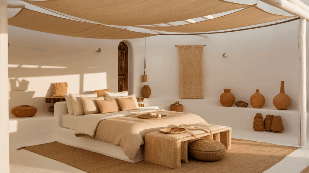 Clay Pottery and Sandy Textiles