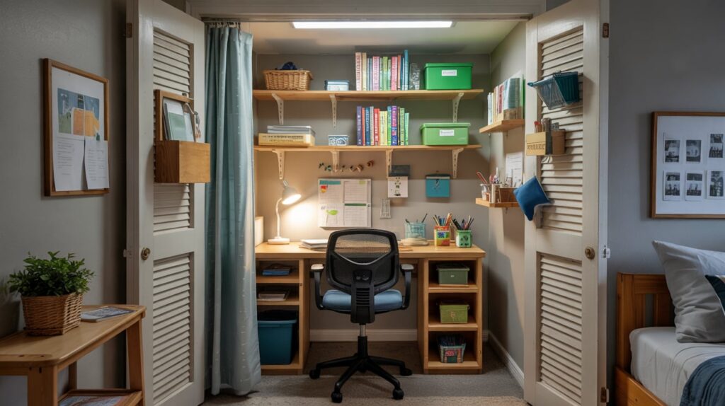 Closet-to-Workspace Makeover