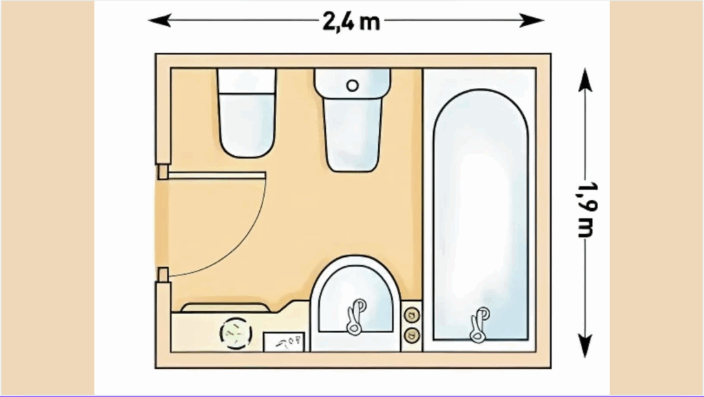 Compact Utility Bath (2.4m x 1.9m)