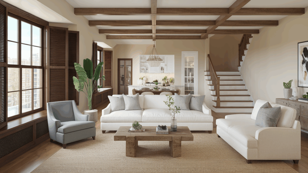Condo Living Room Renovation Idea open concept design