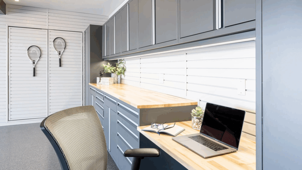 Convert Part of the Garage into an Office