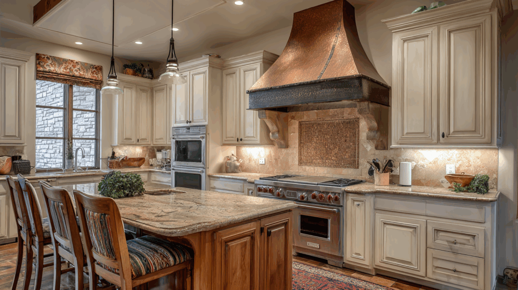 Copper Hood That Shows Off Patina
