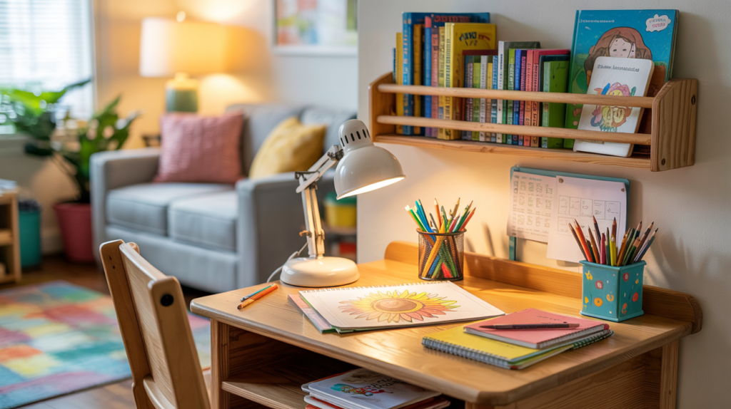 Corner Desk Learning Station