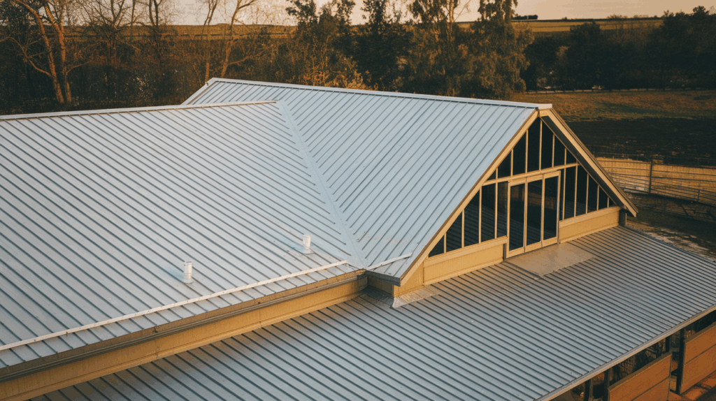 Corrugated Metal Roofs: Minimum Slope of 3:12

