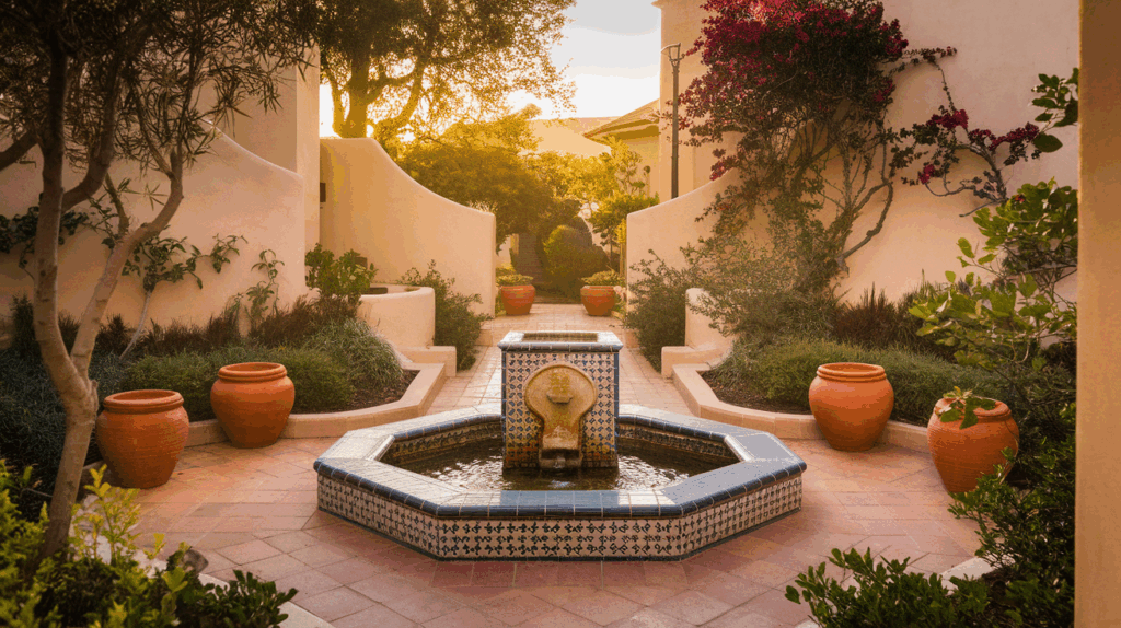 Courtyard Garden with Fountain