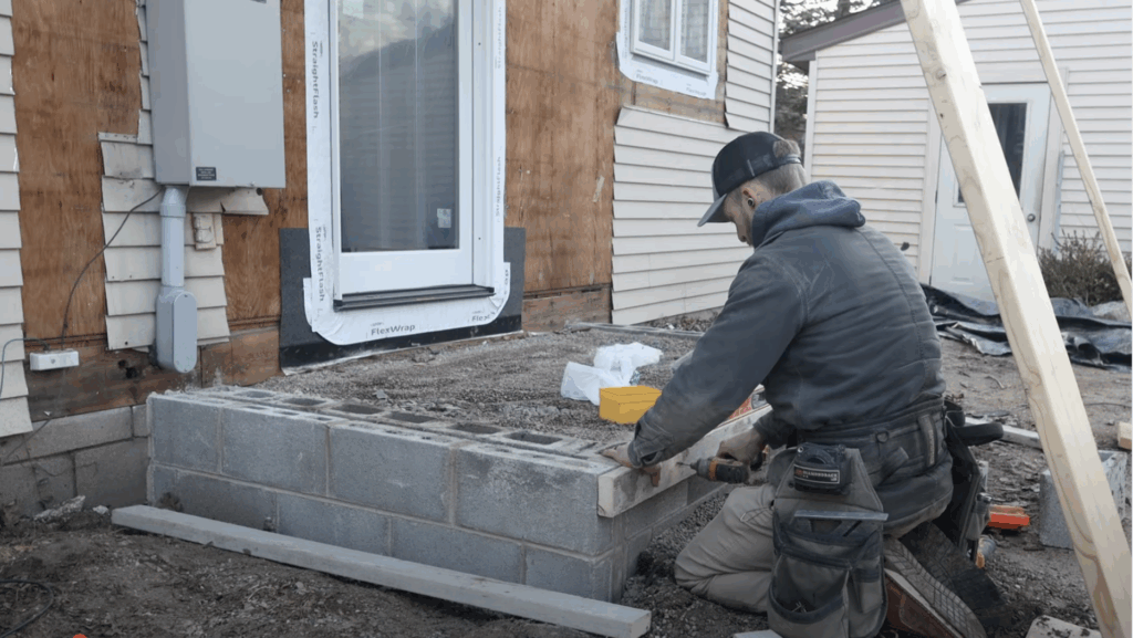 Create Overhang for Stone Veneer