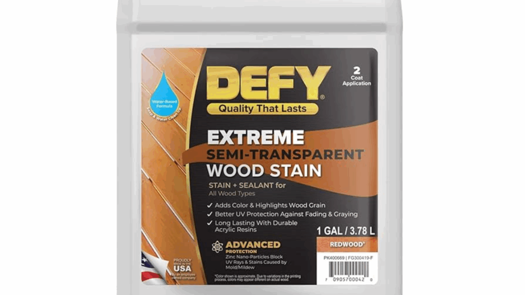 DEFY Extreme Semi-Transparent Exterior Wood Stain
