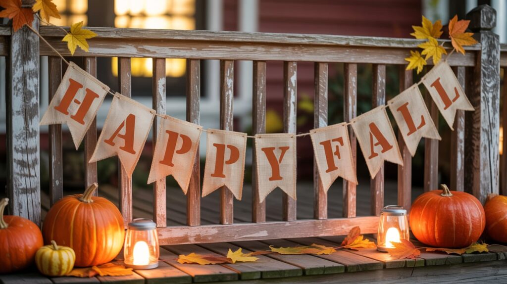 DIY Burlap Banner