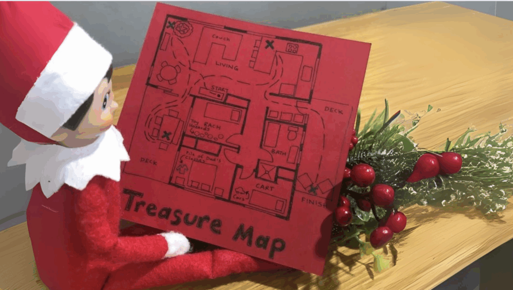 Elf Holding a Small Map