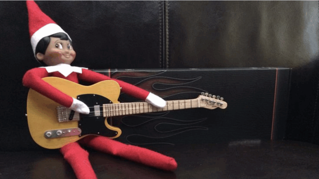 Elf Playing a Musical Instrument